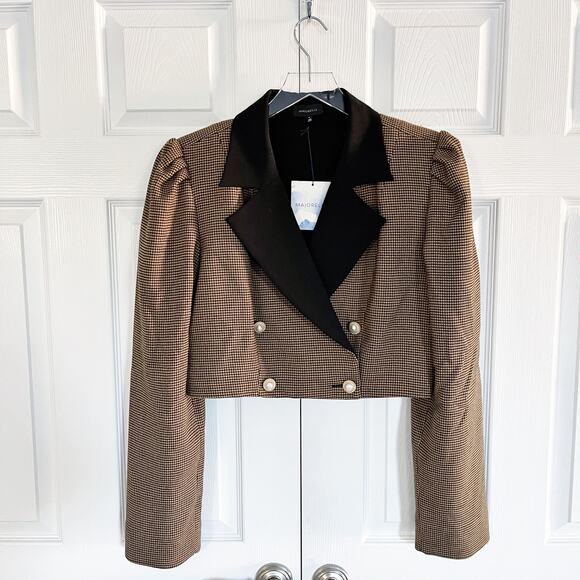 Majorelle Ariana Blazer in Black & Copper - Picture 5 of 11